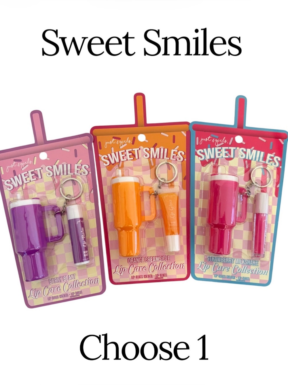 Sweet Smiles Keychain Lippie Holder & Lippies